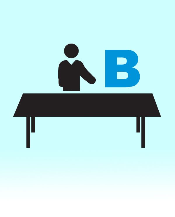 Dealer B table graphic