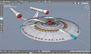 3D starship image