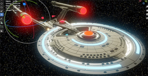 Blender 3D 3D starship image