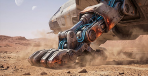 Image of 3D landing gear